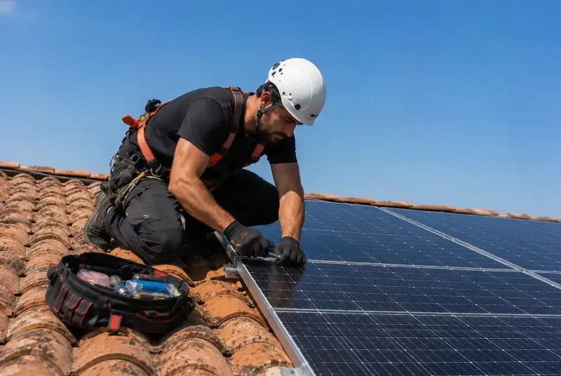 Maintenance et monitoring de panneaux solaires à Réaumont